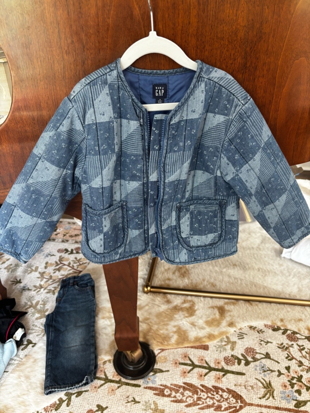 *SOLD* GAP Girls Quilted Patchwork Jacket